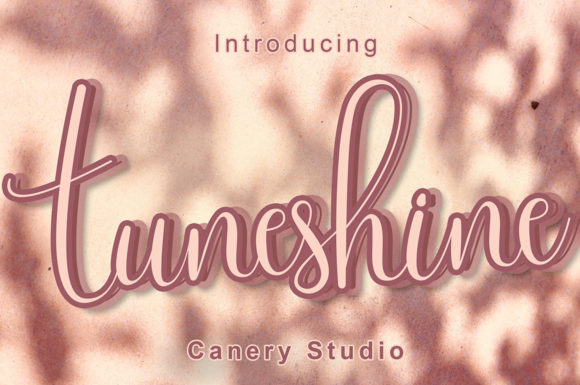 Tuneshine Font