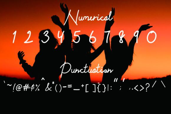 Twilight Friends Font Poster 3