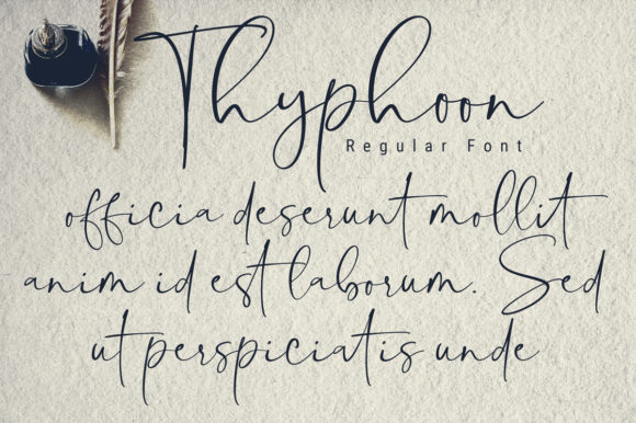 Typhoon Font Poster 3