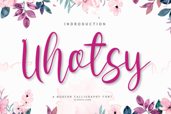 Uhotsy Script Font