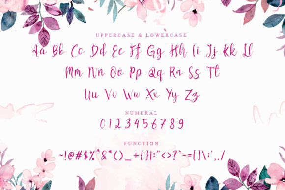 Uhotsy Script Font Poster 3