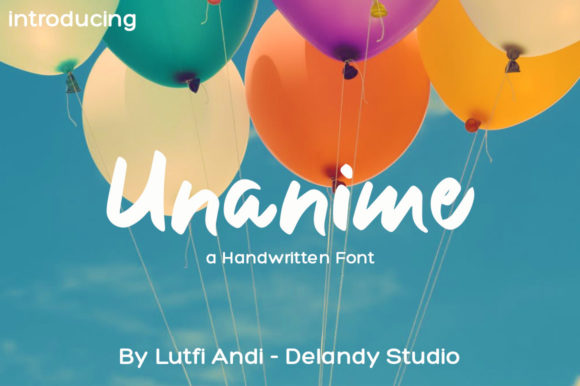 Unanime Font Poster 1