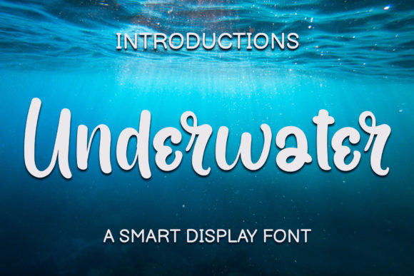 Underwater Font Poster 1