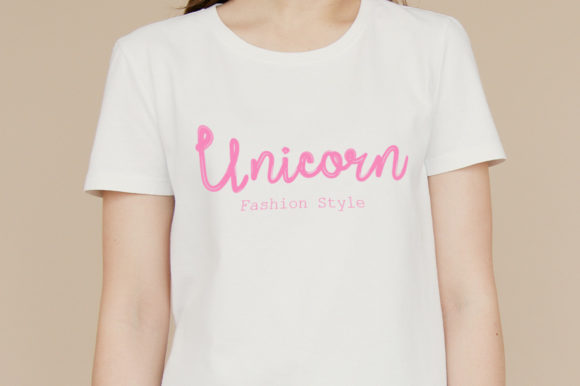 Unicorn Font Poster 3