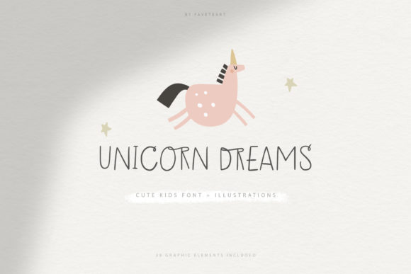 Unicorn Dreams Font Poster 1