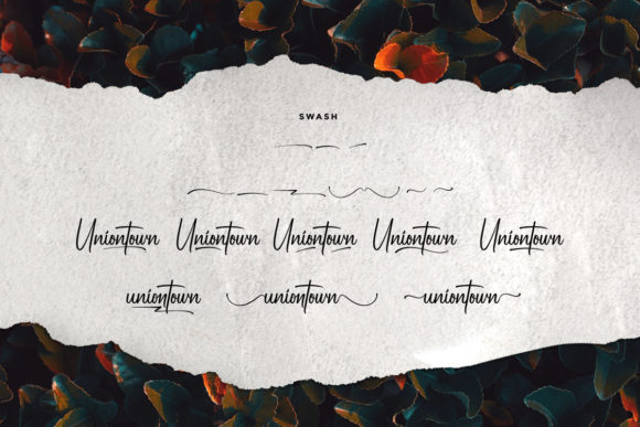 Uniontown Font Poster 8