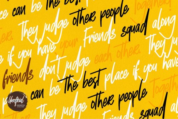 Unofficial Font Poster 6
