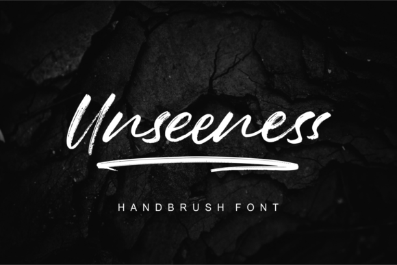 Unseeness Handbrush Font Poster 1