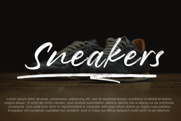 Unseeness Handbrush Font Poster 4