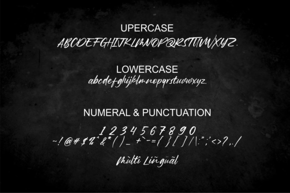 Unseeness Handbrush Font Poster 9