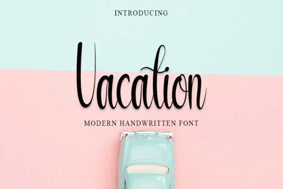 Vacation Font Vacation Font Poster 1