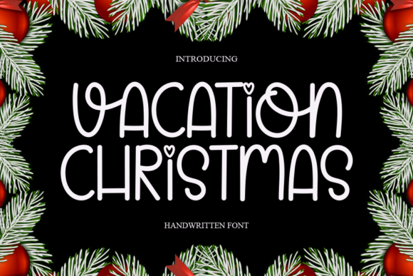 Vacation Christmas Font