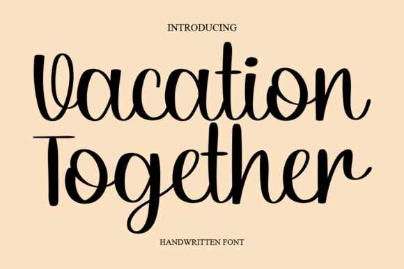 Vacation Together Font