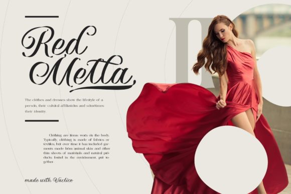 Vaclice Script Font Poster 12