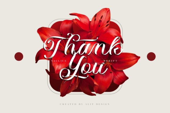 Vaclice Script Font Poster 16