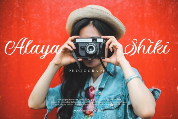 Vaclice Script Font Poster 8