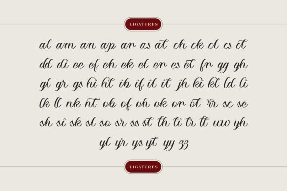 Vaclice Script Font Poster 9