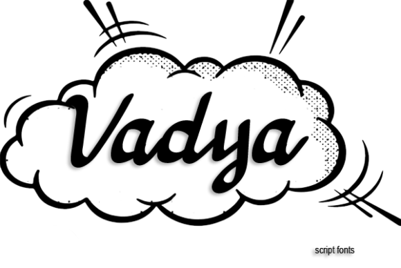 Vadya Font Poster 1