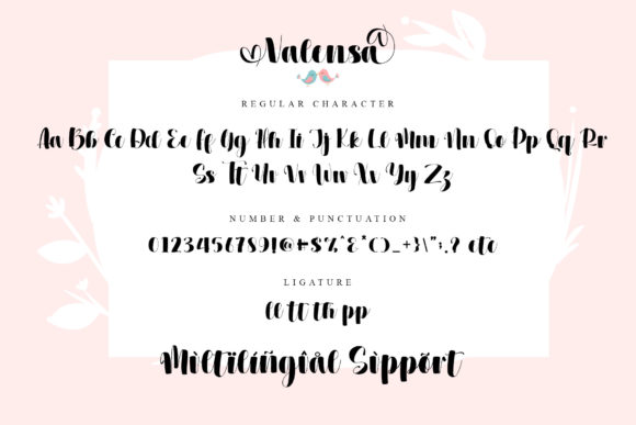 Valensa Font Poster 5