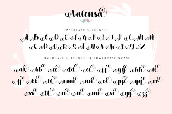 Valensa Font Poster 6