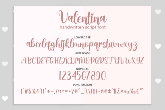 Valentina Font Poster 6