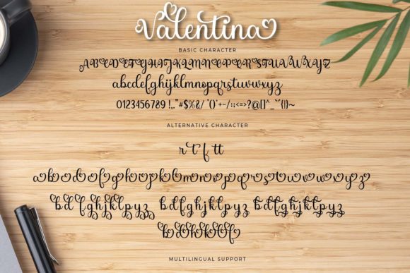 Valentina Font Poster 7