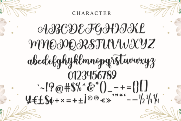 Valentina Holiday Script Font Poster 6