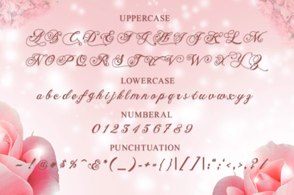 Valentine Font Poster 10