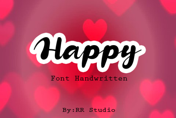 Valentine Font Poster 4