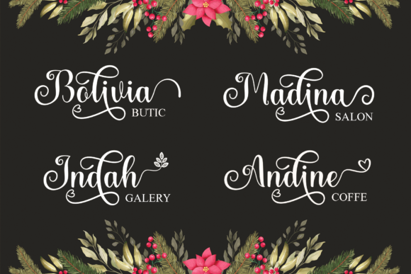 Valentine Font Poster 4