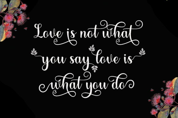 Valentine Font Poster 5