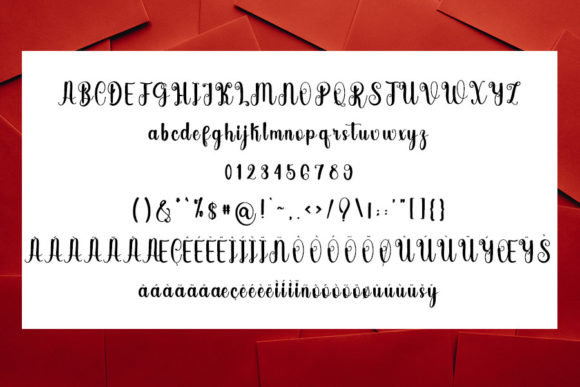 Valentine Font Poster 6