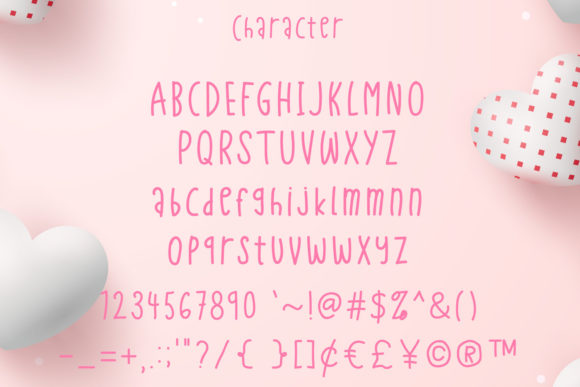 Valentine Font Poster 4