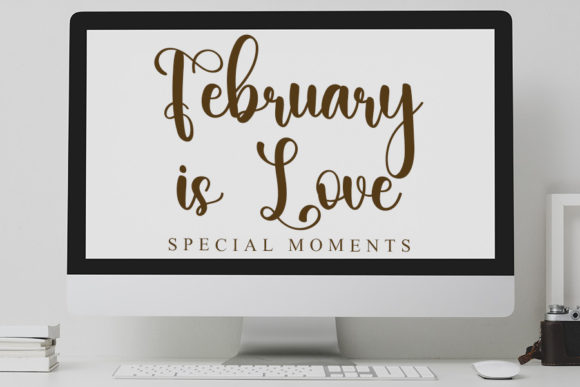 Valentine Font Poster 5