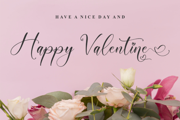 Valentine Bestie Font Poster 2