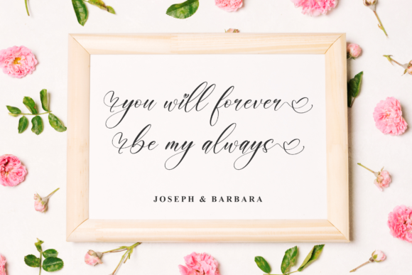 Valentine Bestie Font Poster 5