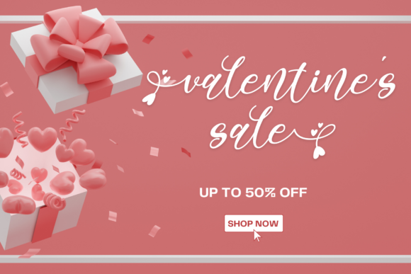 Valentine Dancing Font Poster 5