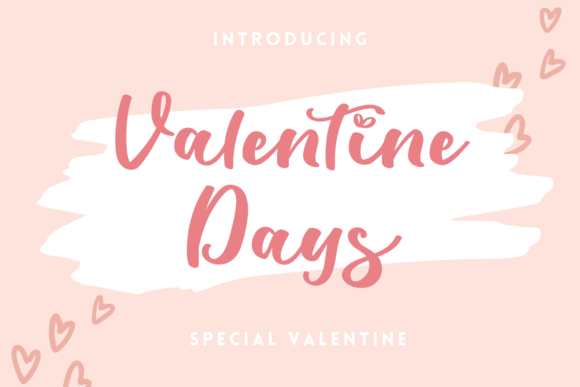 Valentine Days Font Poster 1