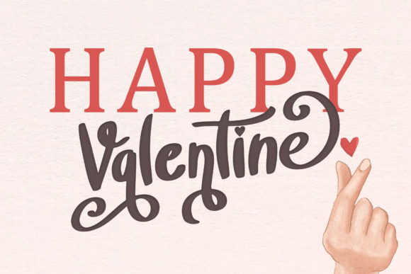 Valentine Mine Font Poster 5