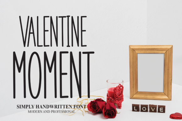 Valentine Moment Font Valentine Moment Font Poster 1