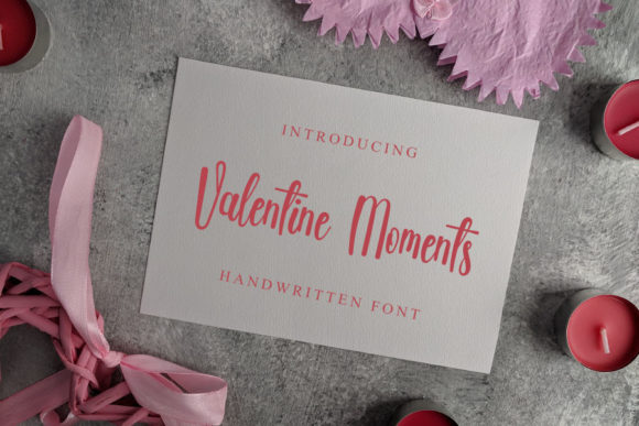 Valentine Moments Font Poster 1