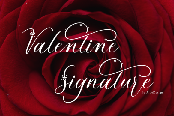 Valentine Signature Font