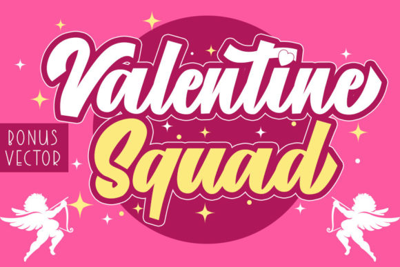 Valentine Squad Font Poster 1