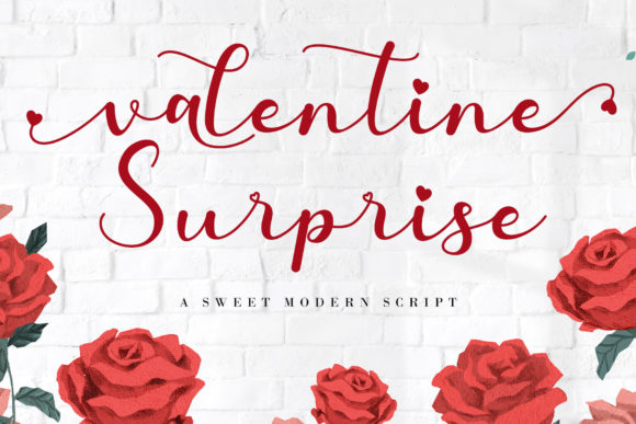 Valentine Surprise Font Poster 1