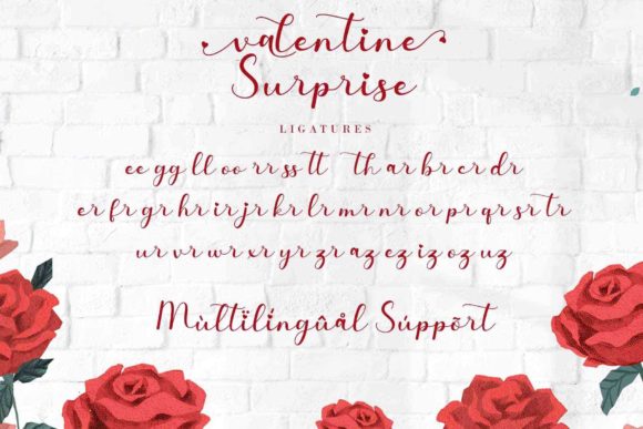 Valentine Surprise Font Poster 11