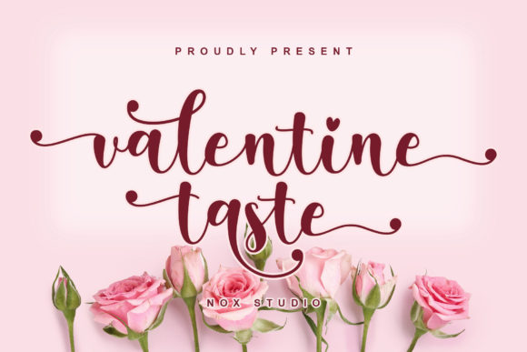 Valentine Taste Font Poster 1