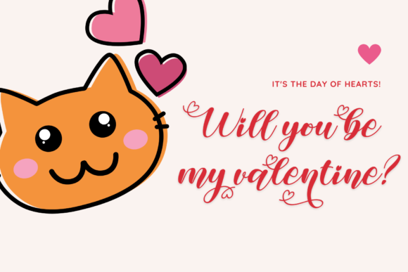 Valentine Vanilla Font Poster 3