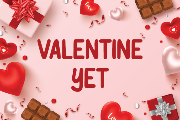 Valentine Yet Font Poster 1