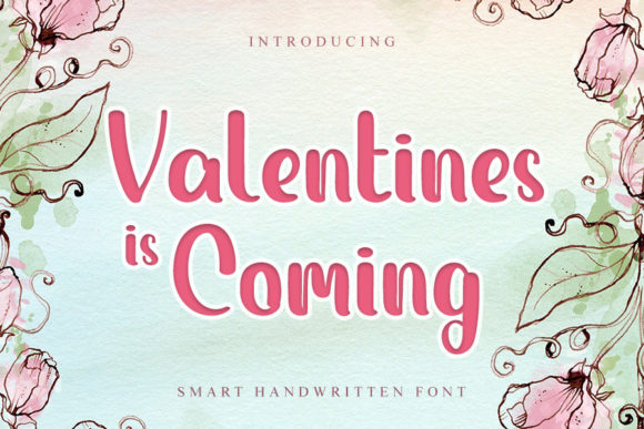 Valentines is Coming Font Poster 1