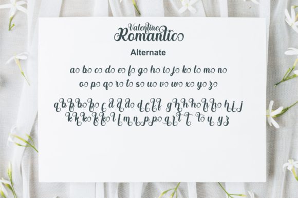 Valentines Romantic Font Poster 11